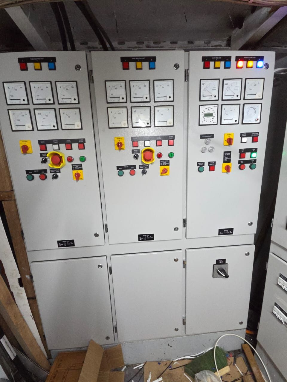 Main switchboard (MSB) panels manufactured by U B Marine Electrical Sdn. Bhd.